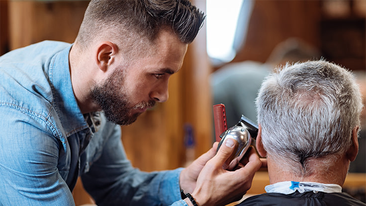 corte de pelo residencias ancianos